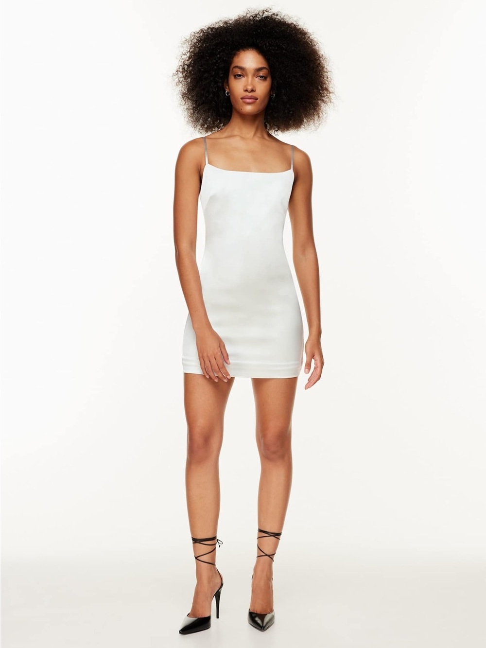 ARITZIA Ten by Babaton satin passion dress in birch 10